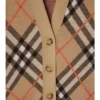 Cardigan aus Wolle-Mohair-Mischung mit Karomuster