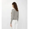 Cardigan aus Wolle und Seide mit Karomuster