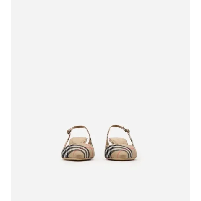 Check Dame Slingback-Pumps 