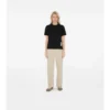 Check Label Baumwoll-T-Shirt