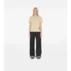 Check Label Baumwoll-T-Shirt