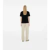 Check Label Baumwoll-T-Shirt