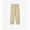Check Label Jogginghose aus Baumwolle