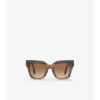 Check Square Sonnenbrille