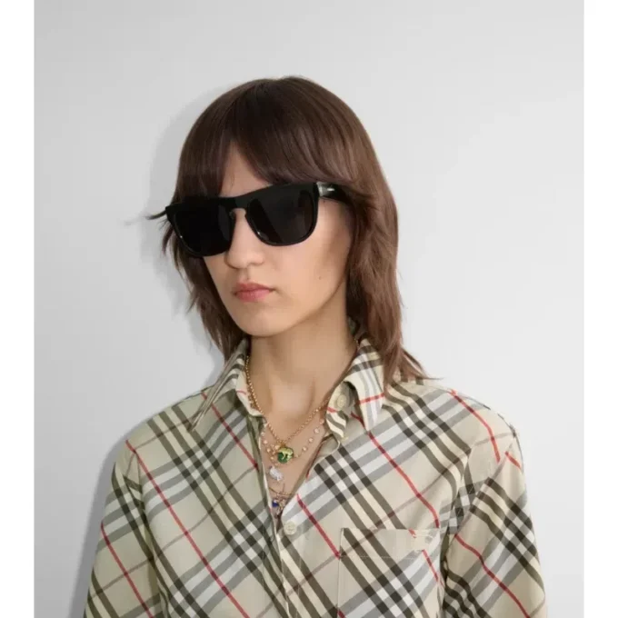 Check Square Sonnenbrille