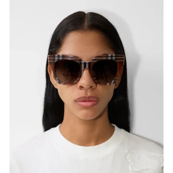 Check Square Sonnenbrille