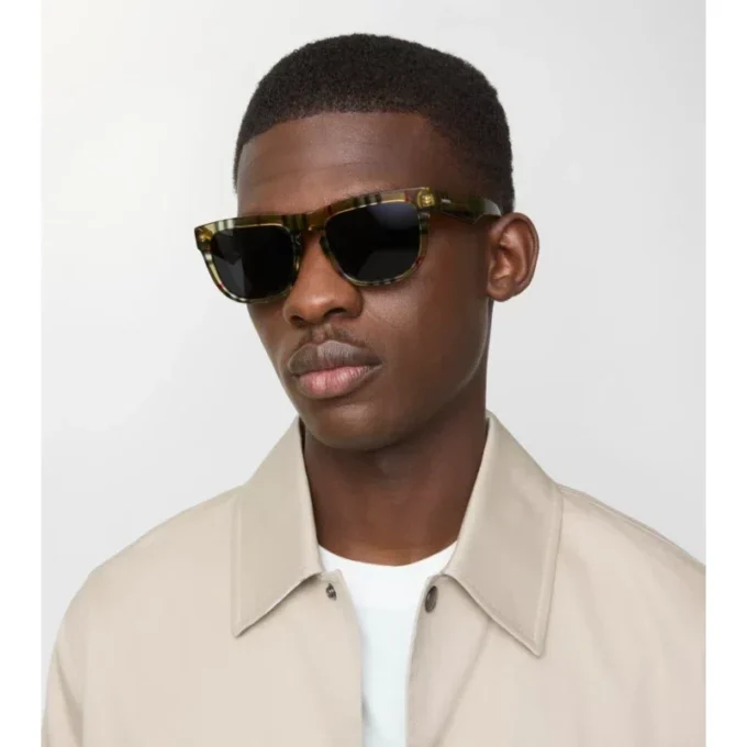 Check Square Sonnenbrille