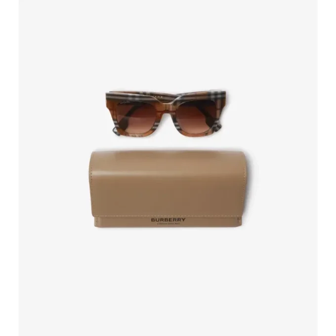 Check Square Sonnenbrille