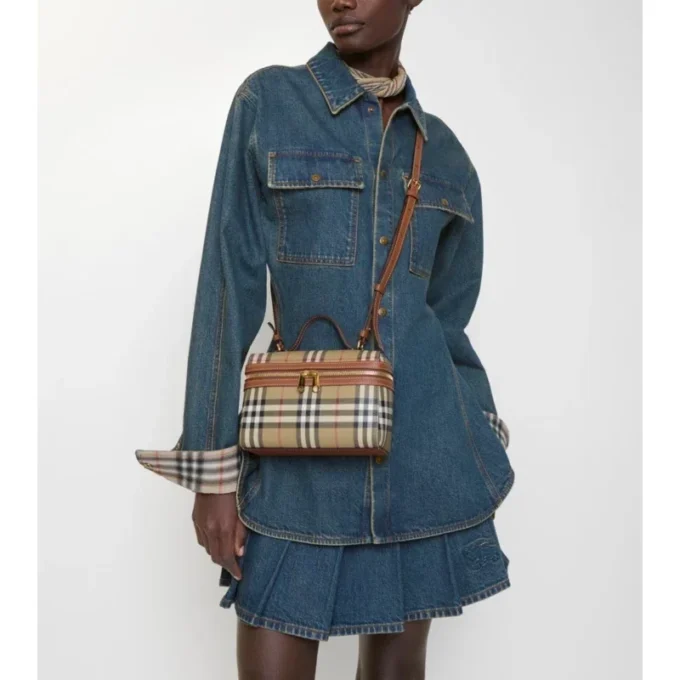 Check Vanity Bag 
