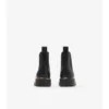 Chelsea-Stiefel aus Leder in der Farbe „Gravel“