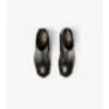 Chelsea-Stiefel aus Leder mit Kiesabsatz 