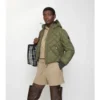 Delley Pufferjacke aus Nylon mit Karomuster