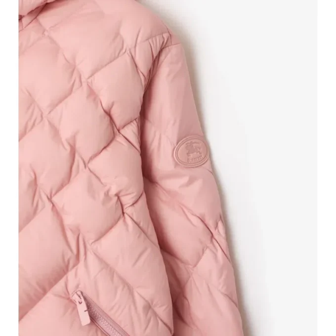 Delley Pufferjacke aus Nylon mit Karomuster