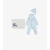 Dreiteiliges Baby-Geschenkset aus Stretch-Baumwolle