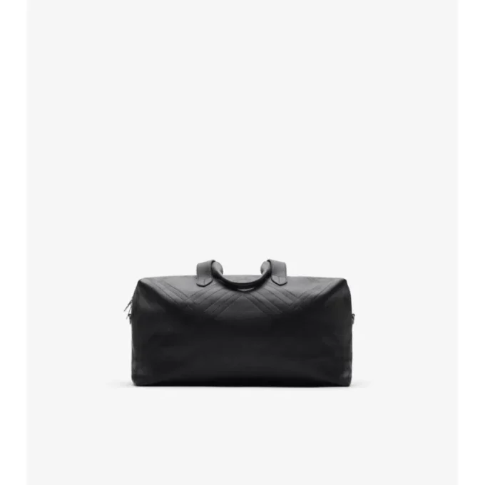 Duffle-Tasche mit geprägter Karomusterung