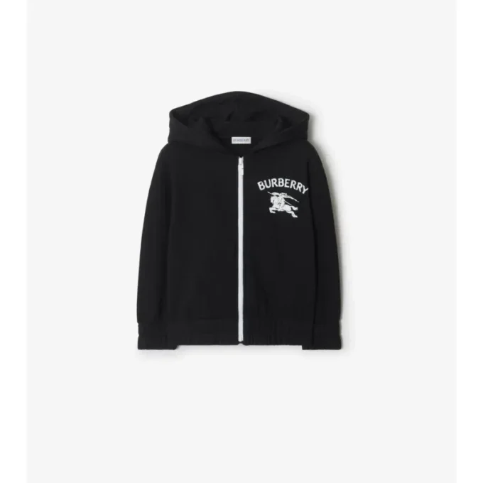 EKD Baumwoll-Kapuzenpullover mit Reißverschluss