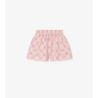 EKD Baumwollshorts mit Schachbrettmuster