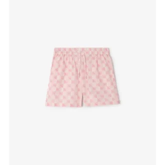 EKD Checkerboard  Shorts aus Baumwollpopeline