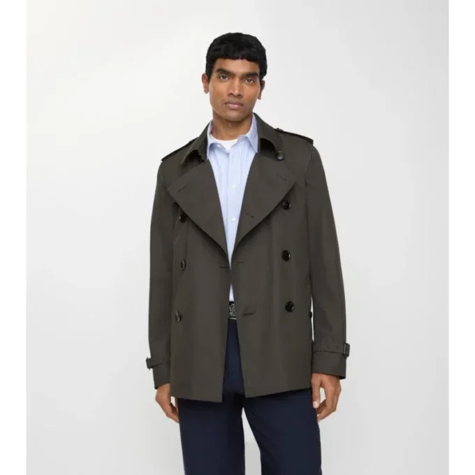 Extra kurzer Kensington-Trench Coat aus Tropical Gabardine