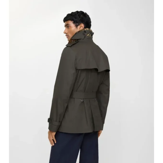 Extra kurzer Kensington-Trench Coat aus Tropical Gabardine