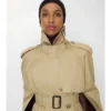 Gabardine Belmont Trench Cape