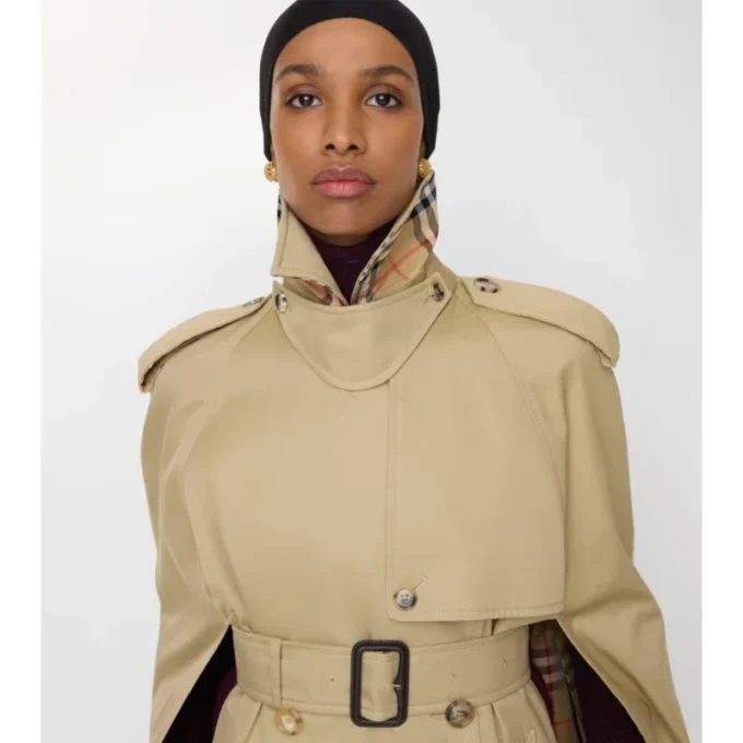 Gabardine Belmont Trench Cape