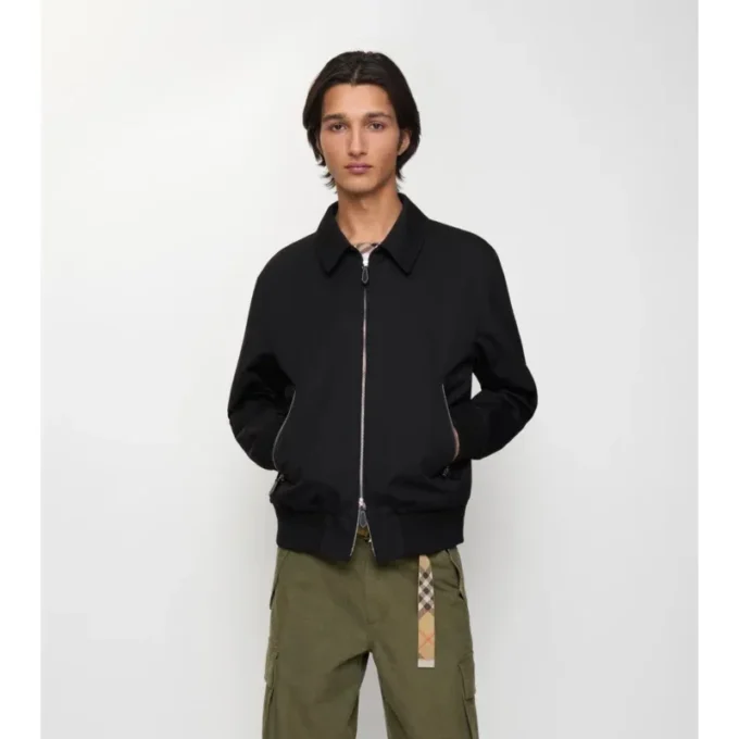 Gabardine-Harrington-Jacke