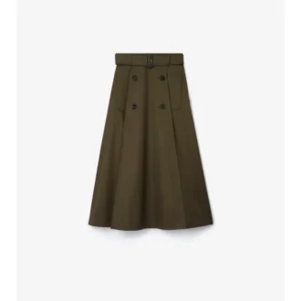 Gabardine-Trench-Midirock