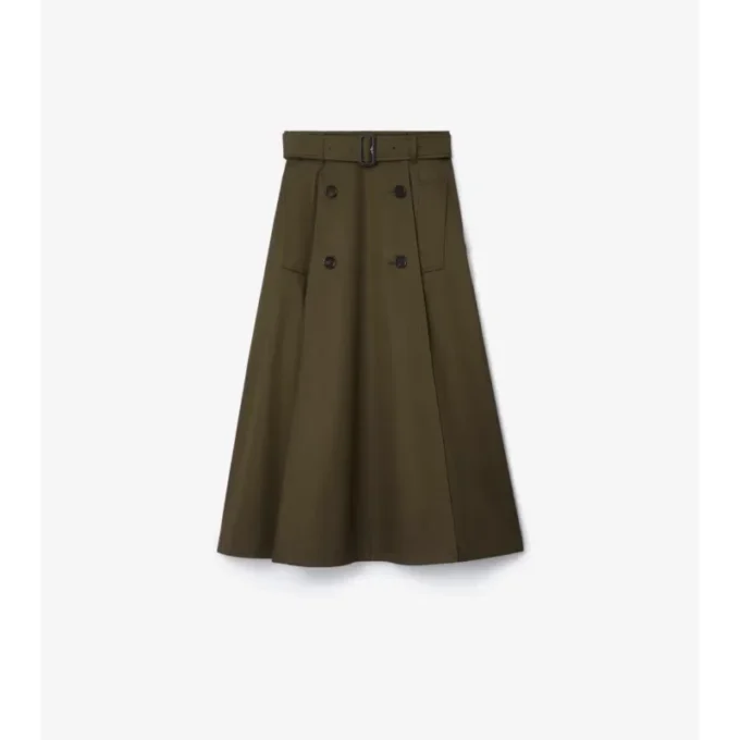 Gabardine-Trench-Midirock