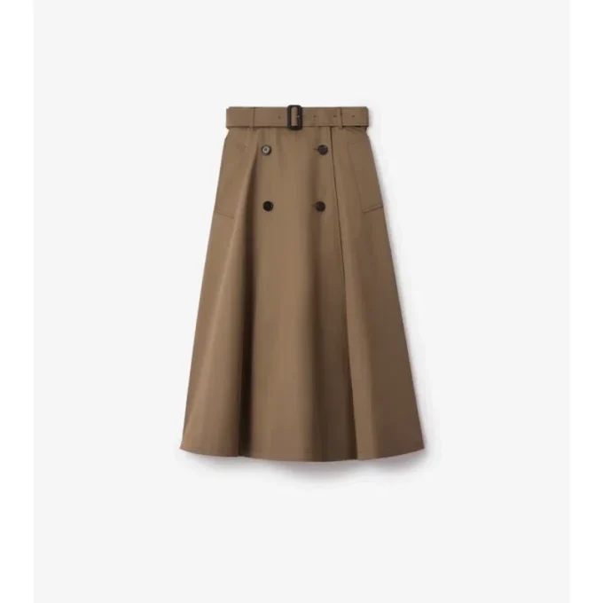 Gabardine-Trench-Midirock