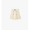 Gabardine-Trench-Minirock