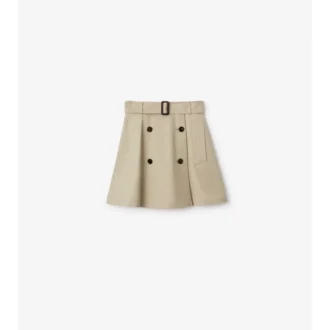 Gabardine-Trench-Minirock