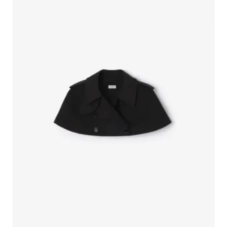 Gabardine-Trenchcoat-Capelet