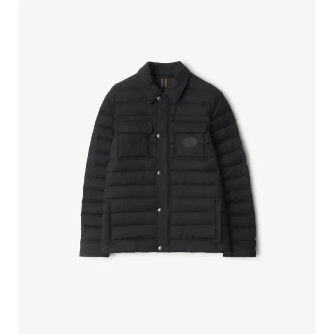 Gefüttertes Overshirt aus Wollflanell