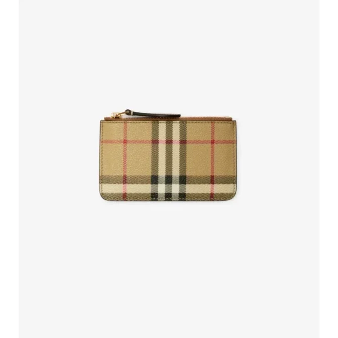 Geldbörse mit Riemen im Burberry-Karomuster