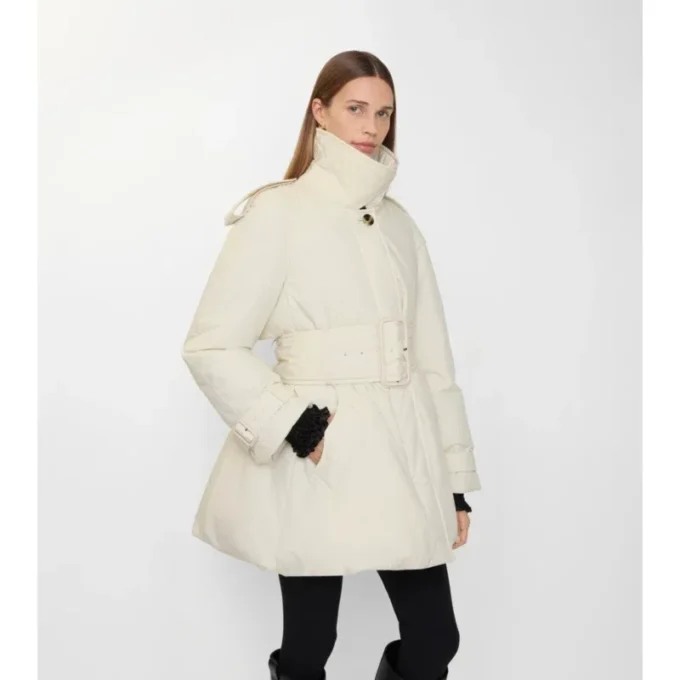Gepolsterter Berryhill-Car Coat mit Gürtel