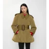 Gepolsterter Berryhill-Car Coat mit Gürtel