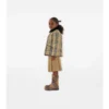 Gesteppte Nylon-Barn-Jacke mit Karomuster