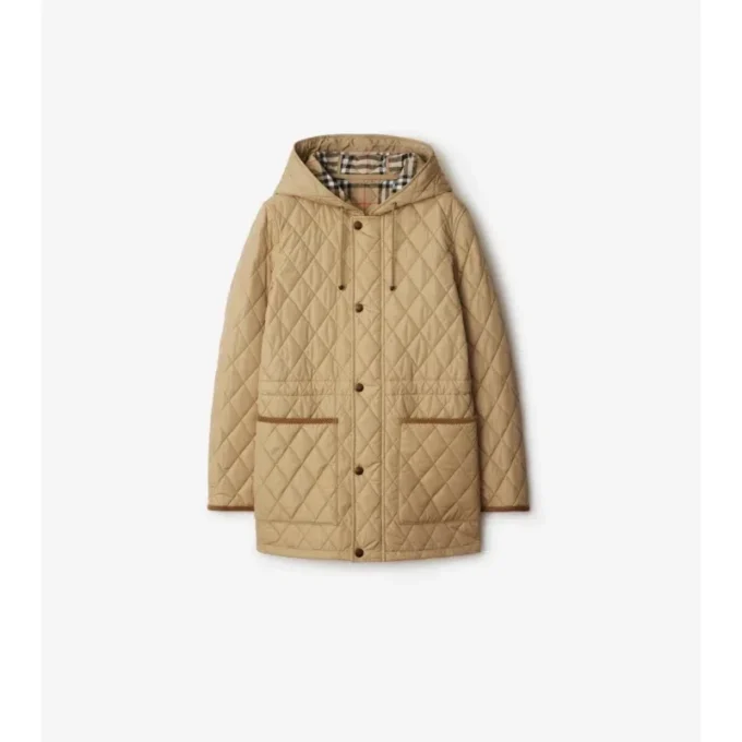 Gesteppter Nylon-Parka