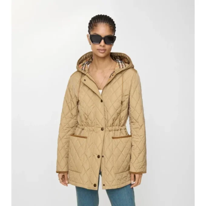 Gesteppter Nylon-Parka