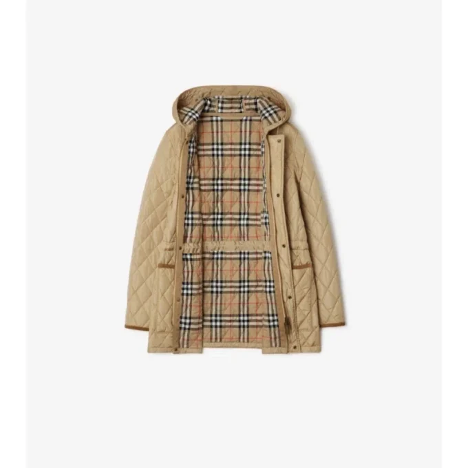 Gesteppter Nylon-Parka
