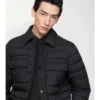 Gestepptes Overshirt aus Nylon