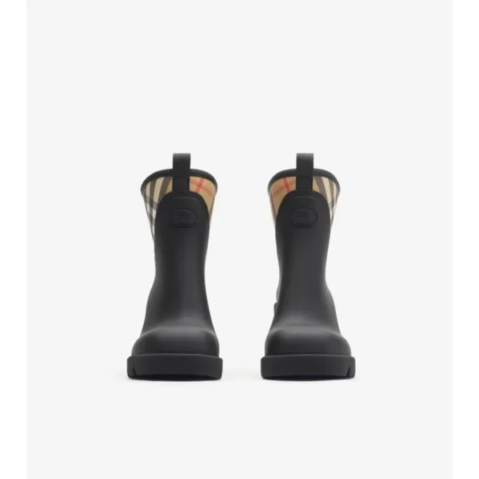 Gummistiefel mit Absatz und Marsh-Stempel