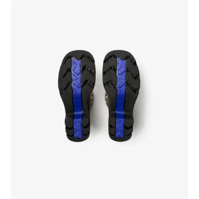 Gummistiefel mit Absatz und Marsh-Stempel