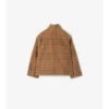 Harrington-Jacke aus kariertem Cord