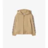 Hoodie mit Reißverschluss aus Baumwolle mit Karomuster