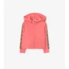 Hoodie mit Reißverschluss aus Baumwolle mit Karomuster