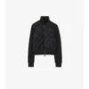 Jacke aus Nylon und Wolle mit Check-Stitch