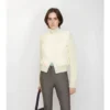 Jacke aus Nylon und Wolle mit Check-Stitch