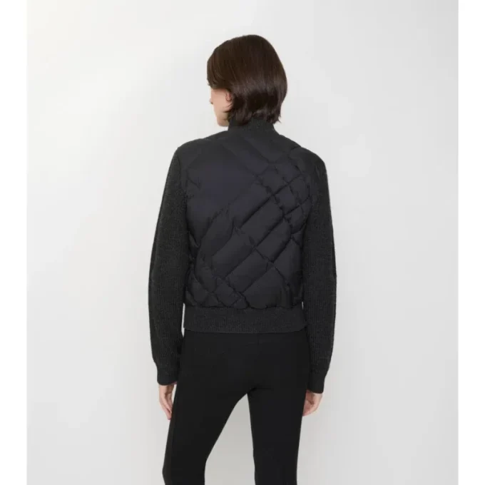 Jacke aus Nylon und Wolle mit Check-Stitch